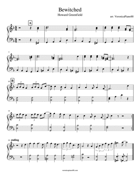 Theme From "bewitched" (arr. VeronicaPiano88)