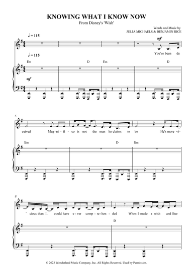 Knowing What I Know Now (arr. SCMusic)