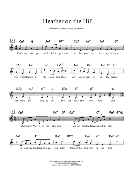 Heather On The Hill (arr. C Lee)