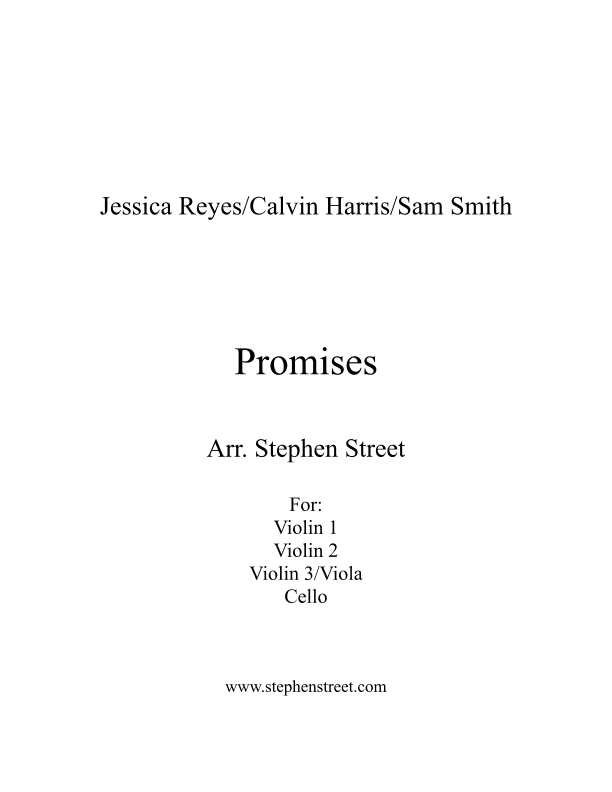 Promises (arr. Stephen Street)