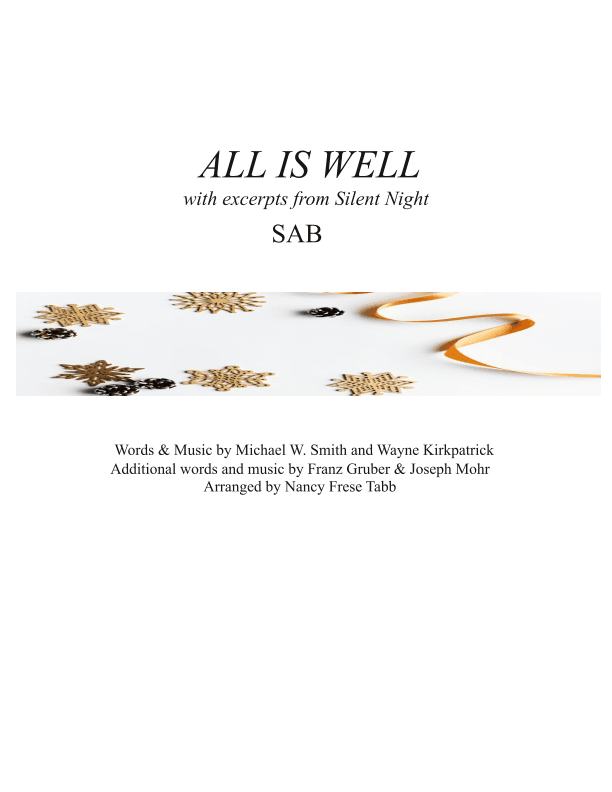 All Is Well (arr. Nancy Frese Tabb)