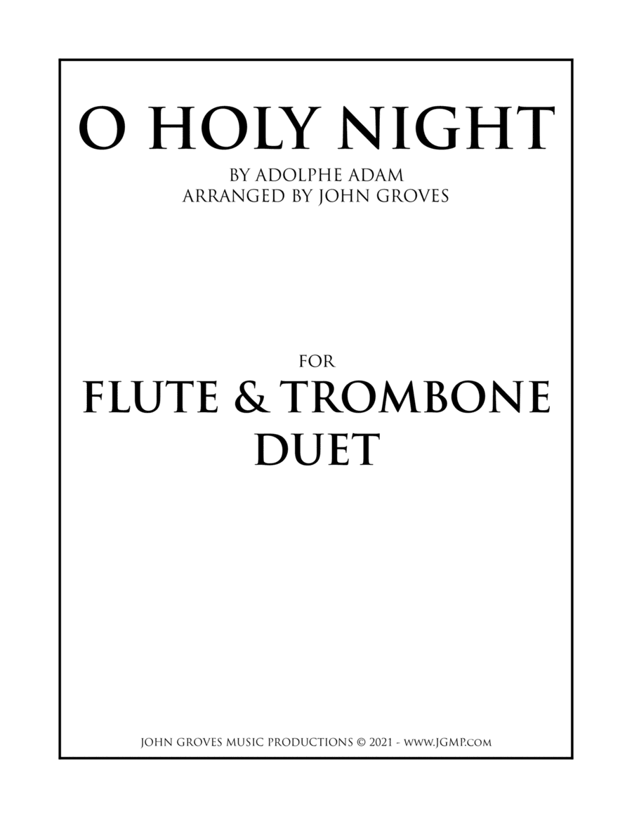O Holy Night - Flute & Trombone Duet (arr. John Groves)