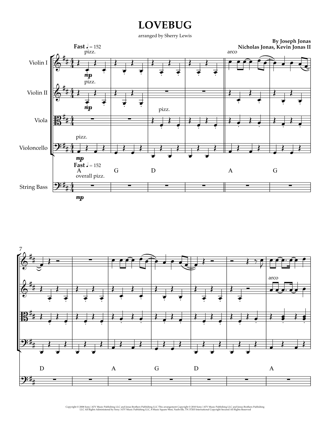 Lovebug (arr. Sherry Lewis)