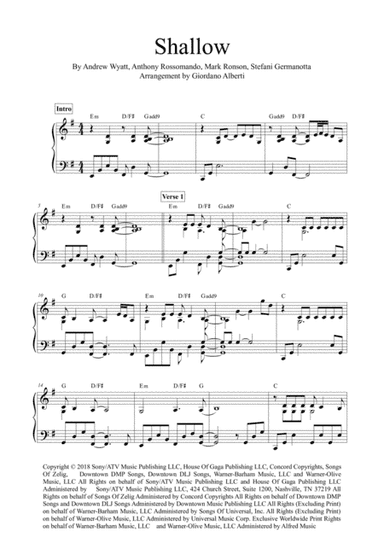 Shallow (arr. Giordano Alberti)