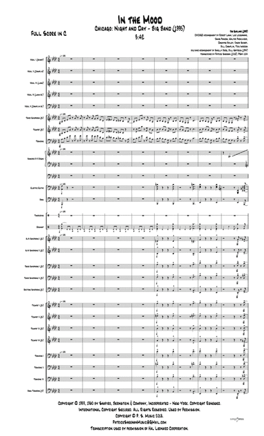 In The Mood (arr. Patrick Sheehan)