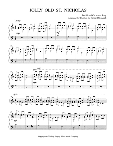 Jolly Old St. Nicholas (arr. Richard Giszczak)