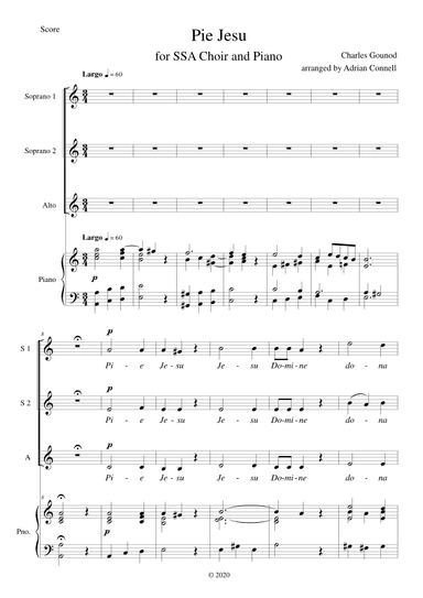 Pie Jesu (arr. Adrian Connell)