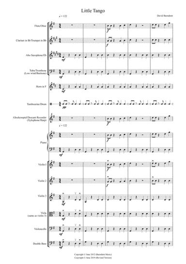 Little Tango for Flexible School Ensemble/Orchestra