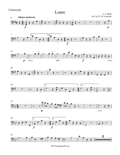 Loure (arr. Nick Lacanski)
