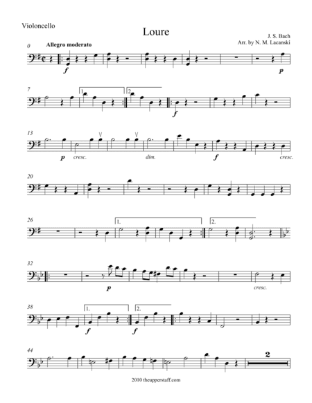 Loure (arr. Nick Lacanski)