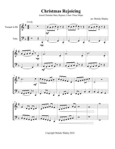 Christmas Rejoicing (arr. Melody Shipley)