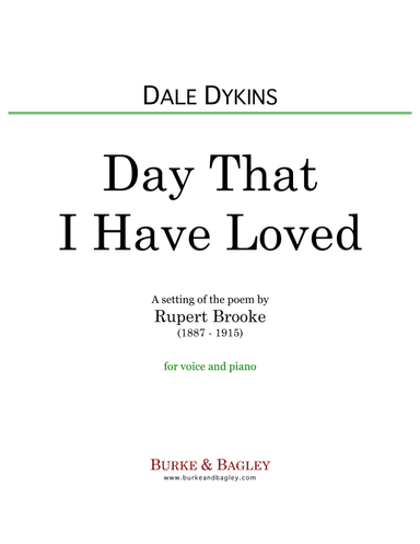 Day That I Have Loved