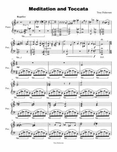 Meditation and Toccata