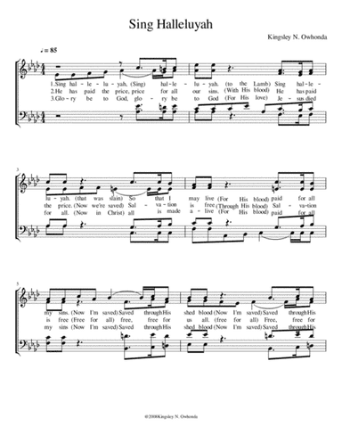 Sing Halleluyah
