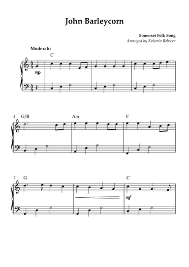 John Barleycorn (arr. Kaiserin Rebecca)