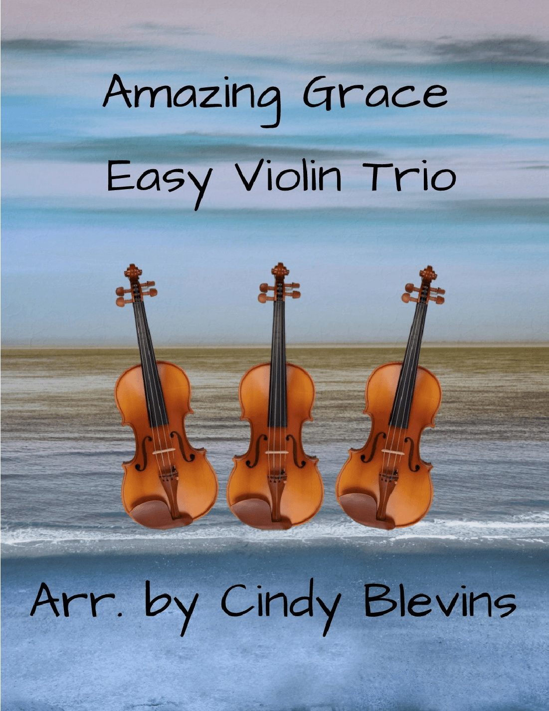 Amazing Grace, Easy Violin Trio (arr. Cindy Blevins)