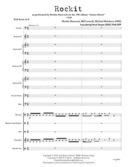 Rockit (arr. Patrick Sheehan)