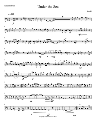 Under the Sea - Electric Bass