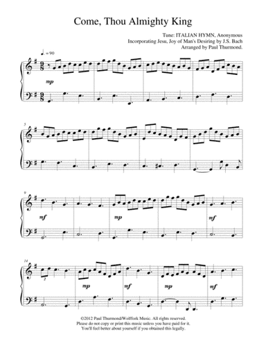 Come, Thou Almighty King (arr. Paul Thurmond)
