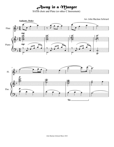 Away in a Manger (arr. John Maclane Schirard)