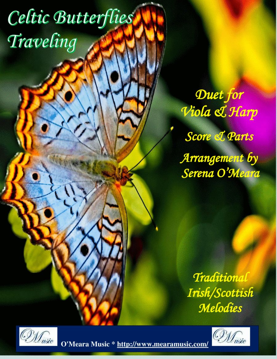 Celtic Butterflies Traveling, Duet for Viola and Harp (arr. Serena O'Meara)