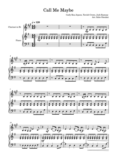 Call Me Maybe (arr. Saho Omukai)