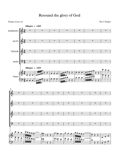 RESOUND THE GLORY OF GOD (ENDLESS PRAISE)