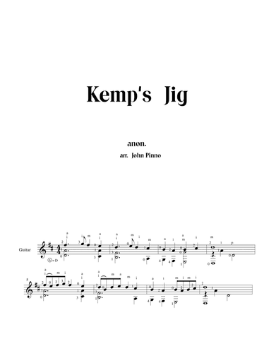 Kemp's Jig (arr. John Pinno)