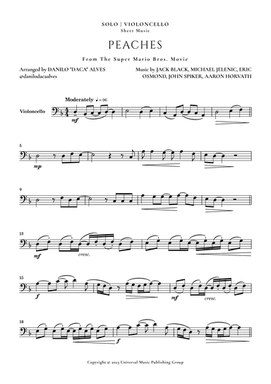 Peaches (arr. Danilo "Daca" Alves)