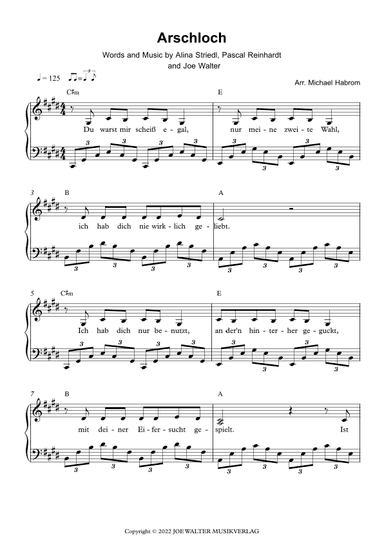 Arschloch (arr. Michael Habrom)