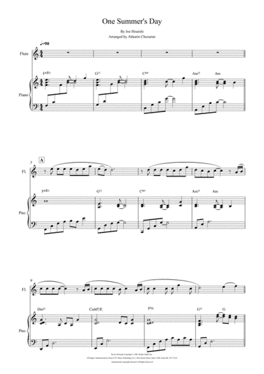 One Summer's Day (arr. Akkarin Chooarun)