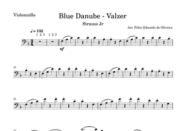 Blue Danube (Strauss Jr) - Easy arrangement (arr. Fabio Eduardo de Oliveira)