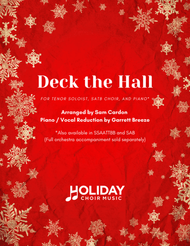 Deck the Hall (SATB) (arr. Sam Cardon, Garrett Breeze)