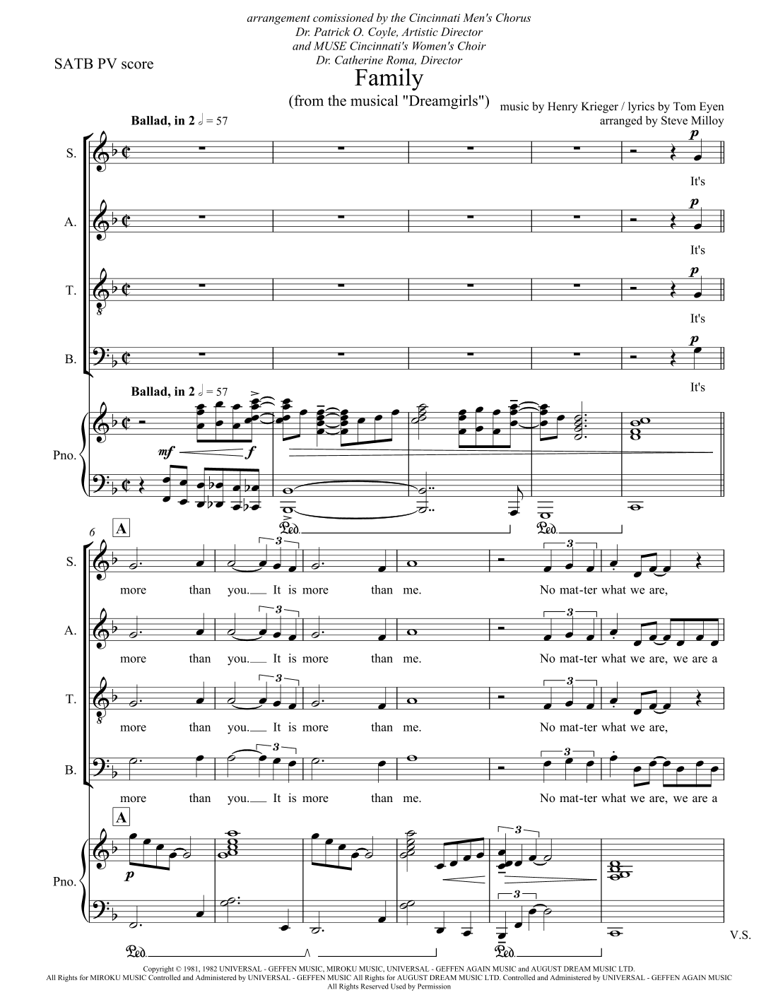 Family (arr. Steve Milloy)