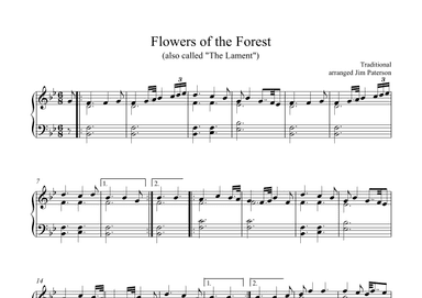 Flowers of the Forest (Scottish Lament & Folk Song) (arr. Jim Paterson)