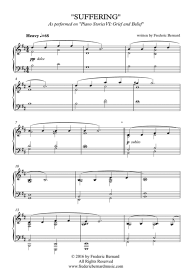 Suffering (Sentimental Solo Piano)