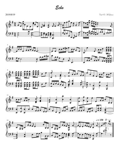 Echo (Piano solo)