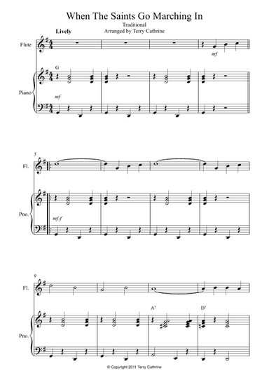 When The Saints Go Marching In (arr. Terry Cathrine)