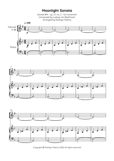 Moonlight Sonata (arr. Rodrigo Faleiros)