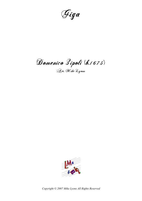 Double Reed Trio - Giga (Zipoli) (arr. Mike Lyons)