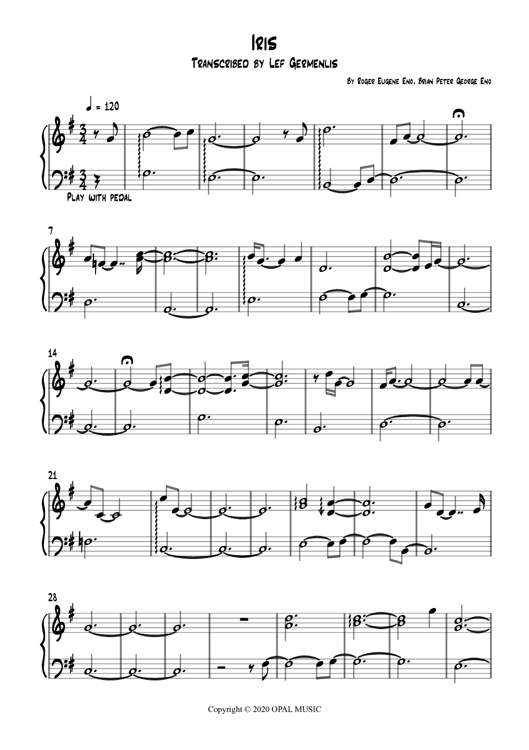 Iris (arr. Lef Germenlis)