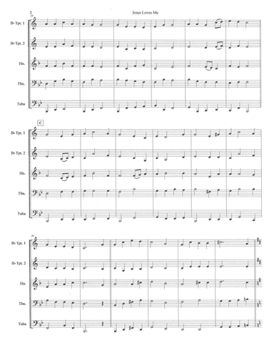 Jesus Loves Me (arr. Ron Flintjer)