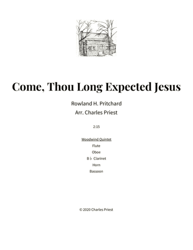 Come, Thou Long Expected Jesus (arr. Charles Priest)