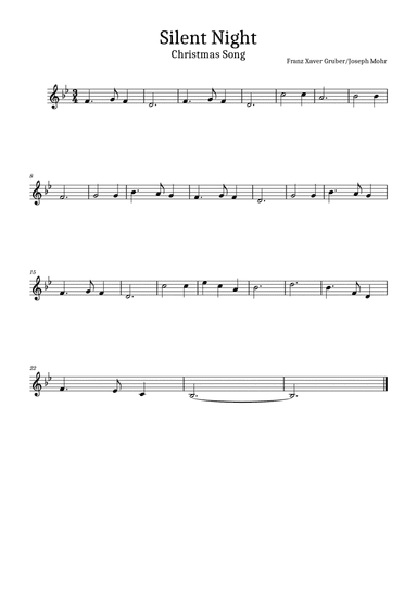 Silent Night Flute (arr. Dias)