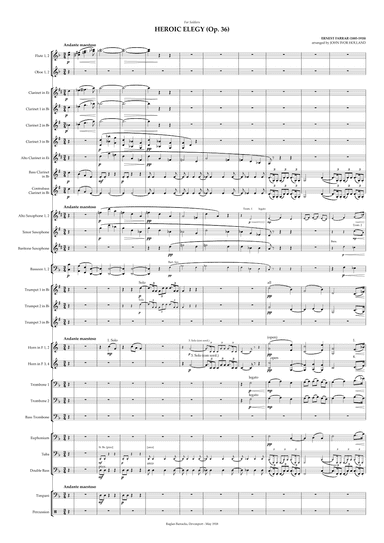 Heroic Elegy (arr. John Ivor Holland)