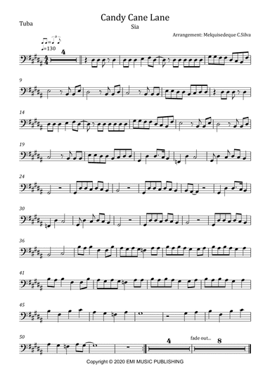 Candy Cane Lane (arr. Melquisedeque C.Silva)
