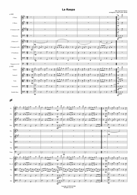 La Raspa (arr. Juan C. Davila)