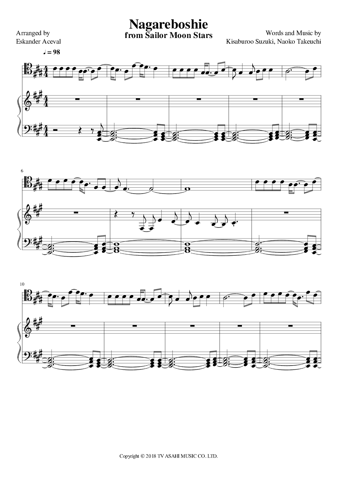 Nagareboshie (arr. Eskander Aceval)