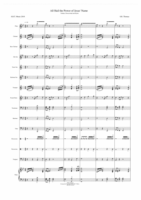All Hail the Power of Jesus' Name (arr. SRT Music)