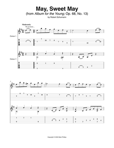 May, Sweet May (arr. Mark Phillips)